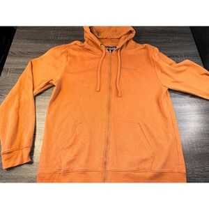 San Francisco Work Shirts Hoodie Mens XL Burnt Orange Brooklyn Zip
